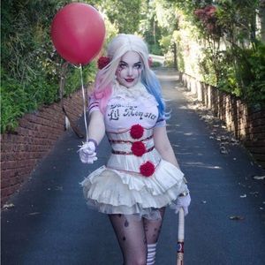 Harley Quinn Clown Costume❤️